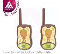 Lexibook, Guardians of the Galaxy, Groot, Walkie-Talkies 200m/650ft, Communication game for children, Belt clip for transport, Battery operated, Brown, TW12GG