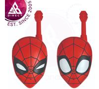 LEXIBOOK, Spider-Man 3D Walkie-Talkies, TW18SP | 500 m range, 2 communication channels, belt clip, red