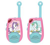 LEXIBOOK, Unicorn, Digital Walkie-Talkies for Children, 2 km Transmission Range, Morse Light Function, Belt Clip for Transport, Battery operated, Pink, TW25UNI
