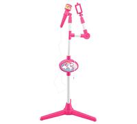 Lexibook, Unicorn, Microphone with Speaker and Lighting Stand, Auxiliary Jack to Connect Music, Pink/White, S150UNI