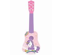 Lexibook Unicorn My First Toy Guitar│Kids Girl Age 3 year+│53cm│6 Nylon Strings