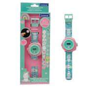 LEXIBOOK - Unicorn Adjustable projection watch digital screen - 20 images of Unicorn - for Children - DMW050UNILXB