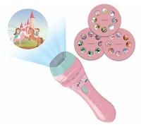 LEXIBOOK - Unicorn - Stories projector, torch light and projector with 3 discs, 24 images, create your own stories, LTC050UNI