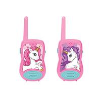 Lexibook Unicorn Walkie-talkies, communication game for children Belt clip for transport Battery, Pink, TW12UNI