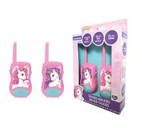 LEXIBOOK - Unicorn Walkie-talkies, communication game for children, Belt clip for transport, 2 channels, Battery, TW12UNILXB