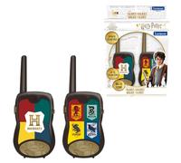 LEXIBOOK - Warner Harry Potter Walkie-talkies, communication game for children, 2 channels, Belt clip for transport, Battery, Black/Gold, TW12HP