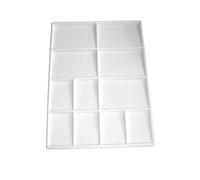 Lexicon Select Artists Rectagular 11 Well Flat Paint Mixing Palette