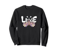 Lexie Butterfly - Personalized Cute Name Word Art Sweatshirt