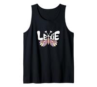 Lexie Butterfly - Personalized Cute Name Word Art Tank Top