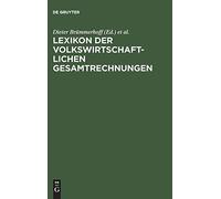 Lexikon der Volkswirtschaftlichen Gesamtrechnungen. BrA14mmerhoff, LA14tzel<|