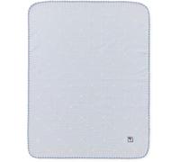 Lexington - Baby Signature Star Throw 70x75 cm, White / Blue - White