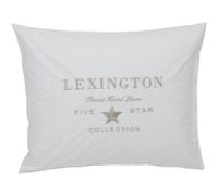 Lexington - Hotel Embroidery Pillowcase 50x60 cm, White/Beige - White
