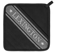 Lexington - Icons Organic Cotton Jacquard Star Pot Holder, Black / White - Black