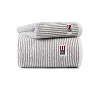 Lexington Icons Original Striped bath towel 100x150 cm white-grey