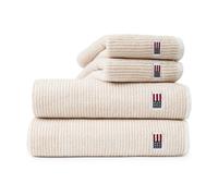 Lexington Icons Original Striped bath towel 100x150 cm white-tan