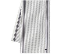 Lexington - Icons Striped Organic Cotton Oxford Table Runner 50x150 cm, White / Dress Blue - White