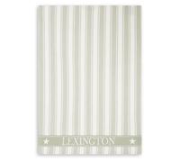 Lexington Icons Waffle Striped kitchen towel 50x70 cm sage green-white