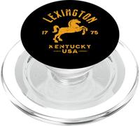 Lexington KY USA Equestrian Horse Distressed Design PopSockets PopGrip for MagSafe
