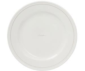 Lexington - Lexington Porcelain Dinner Plate 27,5 cm 4-pack, White / Beige - White