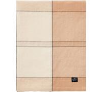 Lexington - Linen/Cotton Checked Tablecloth White/Beige, 150x350 cm - White