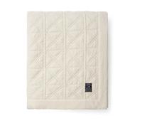 Lexington Quilted organic cotton velvet bedspread 260x240 cm White