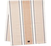 Lexington - Striped Organic Cotton Rib Table Runner White/Beige, 50x250 cm - White