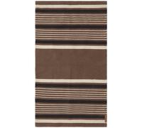 Lexington - Striped Organic Cotton Rug 70x130 cm, Beige/Dark Grey - Beige