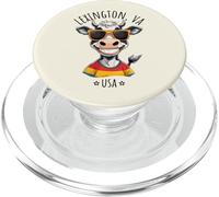 Lexington Virginia USA Funny Cow Cartoon Design PopSockets PopGrip for MagSafe