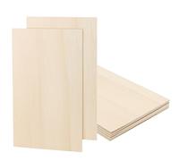 LEXININ 12 PCS A4 Plywood Sheets, 300 x 200 x 2mm Wooden Basswood Sheets, Thin Unfinished Wood Board for DIY Craft