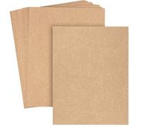 LEXININ 200 Sheets A4 Kraft Cardstock, 250gsm Brown Paper Card for Invitations Menus DIY Crafts Printing