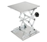 LEXININ 200 x 200mm Lab Scissors Jack, Stainless Steels Lab Jack Stand Table Lift for Physics Experiment Scientific