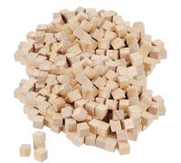 LEXININ 300 Pcs 2 x 2 x 2 cm Small Wooden Cubes, Mini Square Wood Blocks for for DIY Craft Decoration Painting
