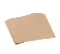 LEXININ 400 PCS 30 x 30cm Brown Butcher Paper Sheets, 12 x 12 Inch Square Greaseproof Paper Sheets for Baking