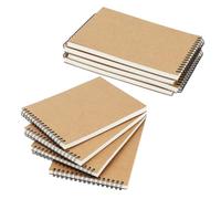 LEXININ 8 Pack A5 Landscape Sketchbook, 30 Sheet/60 Pages Spiral Bound Sketch Pad, 160gsm A5 Art Drawing Pad for Landscape Artist Painting