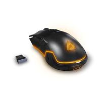 Lexip AR18 Aero Speed Gaming Mouse Black Wired Wireless Ergonomic Precision - Enhanced with Ceramic Pads and Adjustable DPI