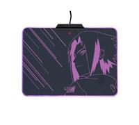 LEXIP Sasuke Revenge Gaming Mousepad Metal Frame, LED Backlight, Non-Slip Base, Micro-Textured Surface for Pro Gamer Performance