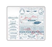 Lexip X Warner Bros Harry Potter Quidditch Gaming Mousepad, 45x40 cm | Micro-Textured Surface, Washable, Non-Slip Neoprene Base
