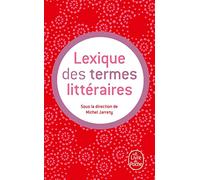 Lexique des termes litteraires (Ldp G.Lang.Fran)