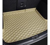 Lexivhdzk Car Leather Boot Mats for Mercedes-Benz EQS Sedan V297 2021-2025, Rear Trunk Mat Cargo Tray Liners Protector Pad Waterproof Anti Scratch Accessories Interior,G/Beige