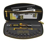 LEXIVON Bike and Motorcycles Torque Wrench, 1/4 inch, 15-Piece Set of hex and torx bits, 72-Tooth Gear, Dual-Direction Click Type 2-20 Nm