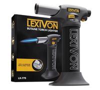 LEXIVON Butane Blow Torch for Cooking, 30-70 Min Runtime