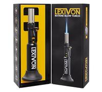 LEXIVON Butane Blow Torch, Refillable Upright Lighter