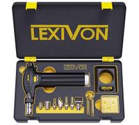 LEXIVON Butane Torch Multi-Function Kit | Premium Self-Igniting Soldering Station with Adjustable Flame | Pro Grade 125-Watt Equivalent (LX-771)