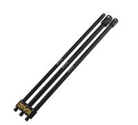 LEXIVON Impact Grade Socket Adapter Set, 12" Extension Bit With Holder | 3-Piece 1/4", 3/8", and 1/2" Drive, Adapt Your Power Drill To High Torque Impact Wrench (LX-103)