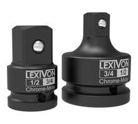LEXIVON Impact Socket Adapter Set (2 pcs) 1/2 Fema