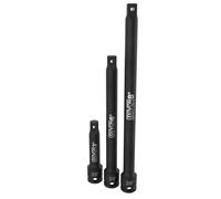 LEXIVON Impact Socket Extension bar Set 3/8” (9.5 mm) Bit | Extensions Socket Tool | Extender for Manual Pneumatic Torque Wrench, Electric Wrench, Ratchet Wrench | Long Bars 3" 6" and 8" in (LX-114)