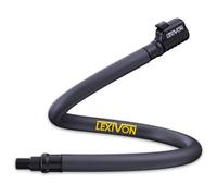 LEXIVON Locking Air Chuck Extension Hose, 360° Swivel, Open Flow, 12 Inch | Male Schrader Thread, 200 PSI Max, Flexible Rubber Body, All Metal Chuck, Quick Release, for Cars & Bikes (LX-901-S12)