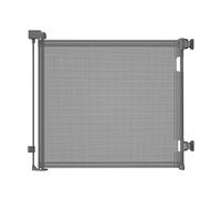 Lexixi ibao Retractable Mesh Baby & Dog Gate, 86cm Tall, Extends up to 180cm Wide, Child Safety Gate for Doorways, Stairs, Hallways, Indoor/Outdoor(Grey)