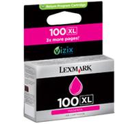 Tru Image 0100XLM Compatible Premium High Capacity Magenta Ink Cartridge for Lexmark 100XL