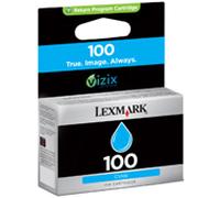 Lexmark 6179541 Original Lexmark 100 Standard Capacity Cyan Return Program Ink Cartridge - 014N0900E